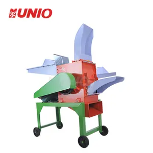 Poultry animals grass straw chopper machine chaff cutter silage hay cutter and silk kneading machine