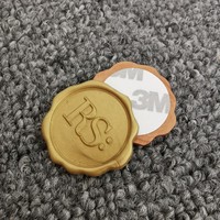 Metalen Logo Sticker Stempel Bedrijf Logos Ontwerp Wax Seals