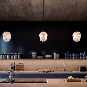 โคมระย้าอลิกซ์14อันหรูหราทันสมัยพร้อมจี้ห้อยทำจากทองเหลืองแอลอีดีสำหรับห้องรับประทานอาหารห้องครัว - Product Image 5