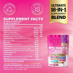 Gomitas OEM 16 en 1 para el Bienestar Femenino con Inositol, Berberina, DIM y Chasteberry para el Equilibrio Hormonal, la Salud Metabólica y el Apoyo al SPM - Product Image 2