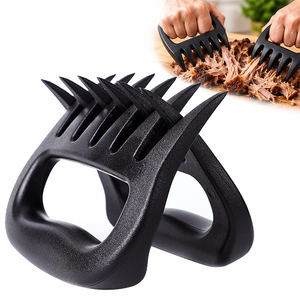 Meat Shredder Claws for Pulled Pork BBQ Meat Claws with Non-Slip Handles, Heat Resistant <b>Barbecue</b> Shredder Tool - Product Image 1