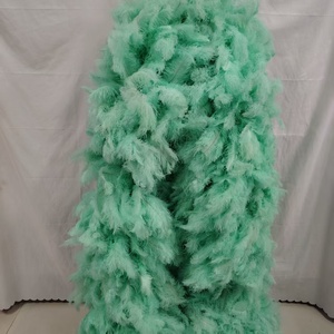 Boa en Plumes d'Autruche Épaisses et Moelleuses de Haute Qualité de 3,5 Mètres, Vente en Gros Directe d'Usine Chinoise, Idéal pour les Décorations de Spectacles de Carnaval - Product Image 4