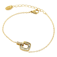 Vente en gros de bijoux tendance en acier inoxydable plaqué or 14 carats, collier, bracelet, boucles d'oreilles, cadeau personnalisable, durable
