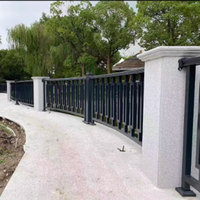 Panneaux de clôture en alliage d'aluminium, lattes de 6 pieds, occultants, noirs, thermolaqués, écologiques, résistants aux intempéries, pour jardins et maisons, certifiés CE