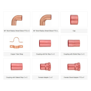 <span class=keywords><strong>Raccord</strong></span> en T en cuivre rouge <span class=keywords><strong>pour</strong></span> la réfrigération, la climatisation centrale, le stockage à froid et la plomberie - Product Image 3
