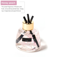 Désodorisant de parfum de voiture Molly Glory Diffuseur de roseaux d'aromathérapie de voiture moderne de 120ml dans une bouteille en verre pour une utilisation en voiture
