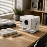 Vente flash - Projecteur intelligent HY320max - Résolution native 1080P - 400 ANSI - Android 14 - WiFi double bande - BT5.4 - Projecteur LED pour cinéma maison