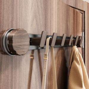 Suction Cup Door Hook <b>Clothes</b> Rack Wall Mounted Minimalist Entryway <b>Storage</b> Organizer Easy Install No Drilling Required - Product Image 1