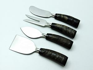 ที่ขายดีที่สุดของปีแม่ของมุกจับเหล็กชีสแกดเจ็ตชุดอุปกรณ์ครัวช้อนส้อมมีดสแตนเลส - Product Image 5