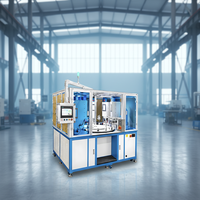 Machine de tampographie rotative à plateau tournant PLC, tête d'impression indépendante, haute précision, six couleurs, avec diviseur de plateau et servomoteur pour coupelles d'huile
