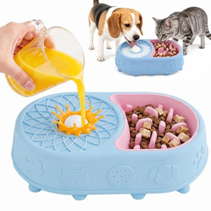 2026 Cuenco de silicona para lamer para perros, comedero lento para golosinas líquidas, cuenco antideslizante para lamer para mascotas, para yogur y comida húmeda, cuenco para golosinas de perro - Product Image 1