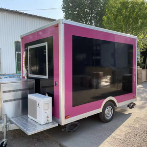 קדימון מזון גווני 10ft מיני משאית עם חלונות זכוכית מאומתים ספקים עבור עגלה משאית מזון סרט כלבים חם - Product Image 3