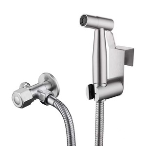 Juego de bidé Bingtao de acero inoxidable 304 con pistola de pulverización de alta presión para inodoro y baño - Product Image 1