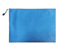 Bolsa de Almacenamiento con Cremallera y Carpeta para Documentos de Tela Oxford Impermeable Personalizada al por Mayor B4