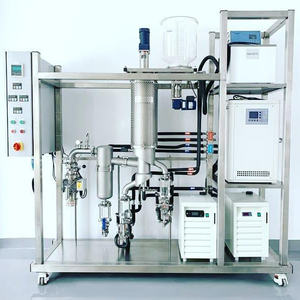 Évaporateur à court trajet en verre et acier inoxydable/élévation sous vide de distillation moléculaire/évaporateur à <span class=keywords><strong>film</strong></span> tombant pour solvant - Product Image 3