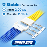 Faisceau de câbles automobile personnalisé, connecteur fil-circuit 2,0 mm, équivalent Molex MX2.0, connecteur latéral, fabricant chinois