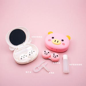 Étui rond <span class=keywords><strong>pas</strong></span> <span class=keywords><strong>cher</strong></span> <span class=keywords><strong>pour</strong></span> <span class=keywords><strong>lentilles</strong></span> de <span class=keywords><strong>contact</strong></span> couleur bonbon avec outils de pose, boîte couple, étui à <span class=keywords><strong>lentilles</strong></span> de <span class=keywords><strong>contact</strong></span> avec pince et ventouse - Product Image 6