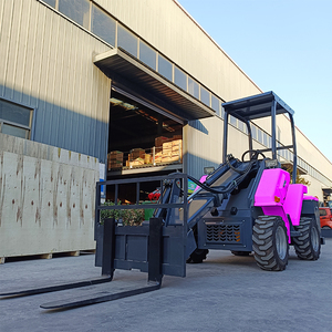 新デザイン1トン農業用コンパクトテレハンドラー4WDミニテレスコピックローダーEpaエンジンフロントローダー付き - Product Image 3