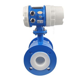Débitmètre électromagnétique DN100 à raccordement par bride, haute précision pour la mesure de l'eau - Product Image 1