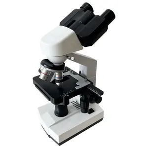 30 डिग्री झुका हुआ दूरबीन ट्यूब दूरबीन माइक्रोस्कोप के साथ पेशेवर लैब जैविक माइक्रोस्कोप एक माइक्रोस्कोप खरीदें