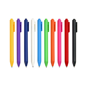 Customizable Gel <b>Pens</b> Plastic Body 0.5mm Ink Push Button Promotional Stationery For Students - Product Image 5