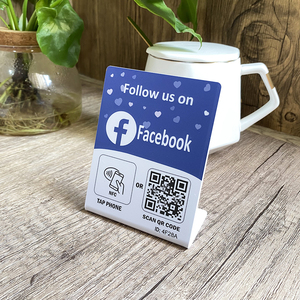 Améliorez rapidement votre notoriété avec notre support de <span class=keywords><strong>code</strong></span> QR et de pointage NFC 3x4 pouces pour Google, TripAdvisor, Trustpilot – Idéal pour les entreprises - Product Image 4