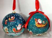 Maßgefertigte Plastik-Weihnachtsbaumkugeln Set Schaumstoff-Ornamente Handgemachte Umweltfreundliche Weihnachtsdekoration