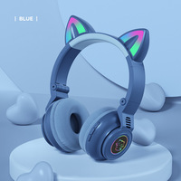 STN-26 Headset nirkabel anak-anak penjualan terbaik headphone On-Ear & Over-Ear Gaming telinga kucing