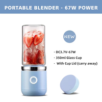 Hoge snelheid 18000 RPM One Touch fruitmixer met aangepast logo, USB oplaadbaar, mini draagbare blender voor thuis en onderweg