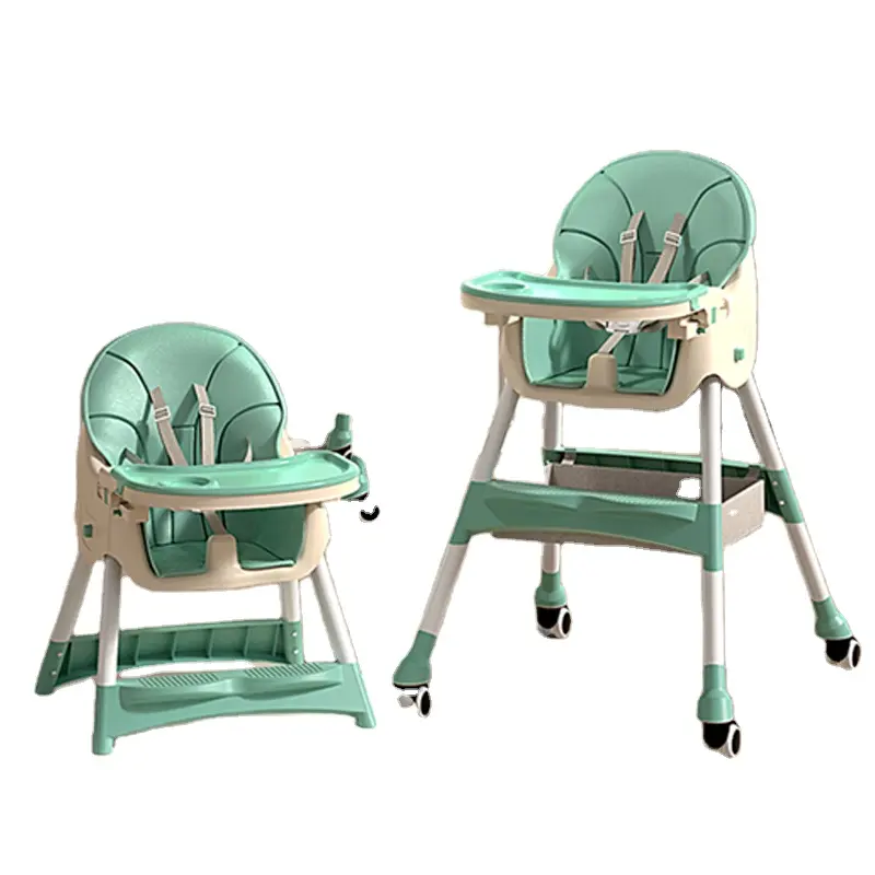 סין סיטונאי OEM 2023 כיסא אוכל לתינוק מתקפל רב תפקודי ישיבה ושכיבה כיסא נדנדה לתינוק לגילאי 0-6 שנים