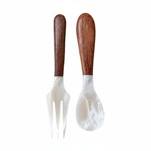 Cuillère élégante en nacre parfaite pour servir du caviar, de la crème glacée et plus encore, outils de cuisine rapides en stock pour la maison et l'hôtel. - Product Image 1
