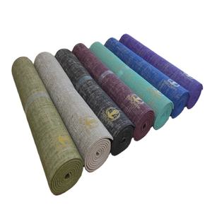 Tapis de <span class=keywords><strong>Yoga</strong></span> en Jute de bambou à imprimé PVC écologique, antidérapant, avec sangle, épaisseur de 3 à 10mm, 2 pièces - Product Image 2