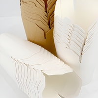 Boîte alimentaire jetable pour plats à emporter, boîtes à nouilles et riz à emporter, emballage pour pâtes à emporter, boîte en papier pour nouilles