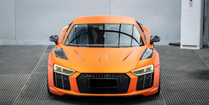 2017-2024 के लिए निकास कट-आउट बोल्ट-ऑन बम्पर के साथ नया ऑडी R8 कार्बन फाइबर हुड - Product Image 2