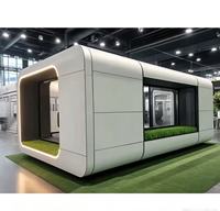 Capsule Hôtelière Bureau Apple House Conteneur Cabine Maison Kit Apples Store 40 pieds Mobile 2024 Pod Pods Espace