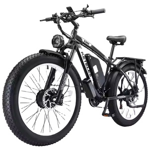 Para <span class=keywords><strong>KETELES</strong></span> 26 \ "pulgadas bicicleta de montaña eléctrica Fat Tire E-Bike 48V/23AH batería K800 Dual Motor AWD 21 velocidad Dirt Bike - Product Image 1