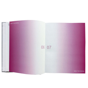 Linen Chất liệu khâu bìa cứng ràng buộc in ấn Cuốn sách với Debossed - Product Image 3