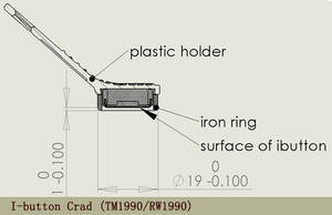 iButton de Hierro con Sonda Magnética - Se Alinea Automáticamente, Sujeción Magnética que Evita Vibraciones e Interrupciones para la Identificación - Product Image 6