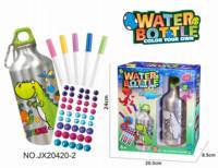 Dessin animé éducatif précoce dinosaure bricolage artisanat et jouets d'art colorez votre propre bouteille d'eau jouets de dessin pour les enfants