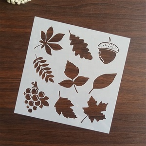 ลายฉลุสำหรับวาดภาพบนไม้ ลายฉลุขนาดใหญ่แบบใช้ซ้ำได้สำหรับเทศกาลวันขอบคุณพระเจ้า งานฝีมือตกแต่งบ้านในฤดูใบไม้ร่วง - Product Image 6