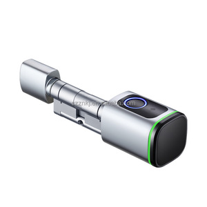 Giá bán buôn thông minh xi lanh khóa Châu Âu tuya App Keyless xi lanh khóa thông minh nhà phân phối với mật khẩu thẻ - Product Image 3