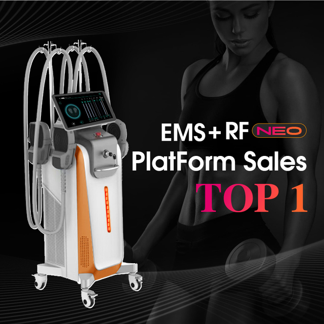 Lowest Price 16 tesla 6000W 200hz Neo RFing Body Sculpting Muscle Electro Stimulator Machine Factory Price