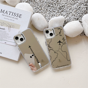 Cover Protettiva Creativa Effetto Specchio Argento per <span class=keywords><strong>iPhone</strong></span> 17 16 15 <span class=keywords><strong>14</strong></span> <span class=keywords><strong>Pro</strong></span> 13 12 11 <span class=keywords><strong>Pro</strong></span> Max, in TPU Sottile Opaco - Product Image 1
