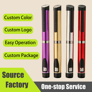 V3 Metal Manual Beauty Device Custom Logo Support Professional Clinic Use Reusable Precise Liquid Dosing Skincare Applicator <b>Pen</b> - Product Image 3