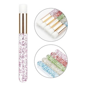 Crystal <b>Micro</b> Applicator Eyelash <b>Extension</b> Cleaning Brush Nylon Lash Microbrush Tool - Product Image 1