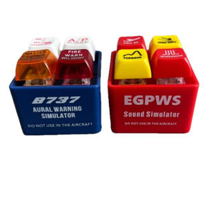 Il tuo nuovo simulatore di suono di avvertimento transfrontaliero di EGPWS pilota equipaggio avvisa portachiavi in plastica ABS piccolo rettangolo ciondolo modello Yr-187747 - Product Image 5