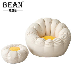 Sofá Puff Estilo Calabaza Mr Bean, Extra Suave, con Funda Extraíble, para Niños y Adultos, para Sala de Estar, Dormitorio, Balcón - Product Image 5