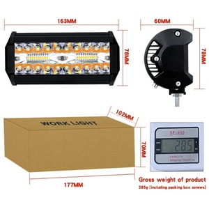 XOVY Phare de travail LED 6,5 pouces 120W 12V 24V pour moto, tout-terrain, 4x4, VTT, camion, tracteur - Product Image 4