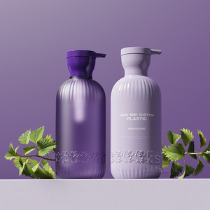 Emballage de shampooing Bouteille de lotion PETG en plastique de 450ml pour emballage de soins de la peau Extrémité ouverte facile avec pompe à bouchon à vis - Product Image 4