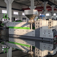 Machine de recyclage de films plastiques PP PE PA PS PET Lvdao 50-600kg/h à vis simple et double étage pour la production de granulés à densité stable